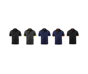 Sparco polo tech Toledo in cotone e poliestere con strisce riflettenti su manica