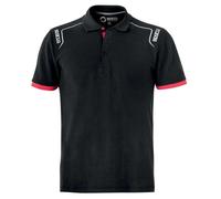 Sparco polo workwear Portland mezze maniche Tg. L Nera in morbido cotone piquet
