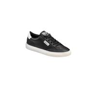 Sparco - S-Time Sneakers Unisex Smart Casual - Scarpe Tempo Libero - Tomaia in Pelle Sintetica - Comfort - Suola in Gomma- Calzature alla Moda - Bianco/Nero - EU 46