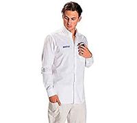 Sparco s011774bi3l Camicia a maniche lunghe, colore: bianco, taglia L