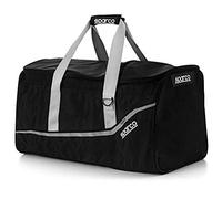 Sparco S016439NRSI Borsa da Viaggio, Nero/Argento
