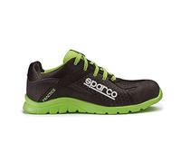 Sparco S0751739Nrvf Practice Scarpe, Colore: Nero/Verde, Taglia 39