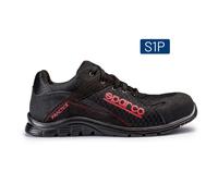 Sparco Unisex - Adulto Scarpa Antinfortunistica da Lavoro, Multicolore Nero, 36 EU