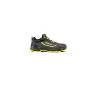 Sparco Scarpe basse antinfortunistiche Indy Conor S3 ESD Nubuck Grigio/Giallo Fluo 36