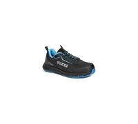 Sparco Traction Takuma Scarpe Antinfortunistiche Uomo S3S ESD SR FO HRO Basse Metal Free. Tomaia in Nubuck Idrorepellente, Suola Antiscivolo. Stile Sportivo. EU 44