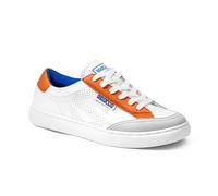 SPARCO SCARPE SNEAKERS STILE CASUAL S-TIME 0012B3 COLORE BIANCO-ARANCIO FLUO