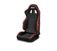 Sparco Sedile Sportivo Sede Benna R100 MY22 Nero/Rosso Cuciture Regolab.