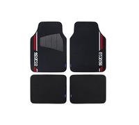 Sparco - SPCF508RD, Tappeto da Corsa Rosso in Moquette