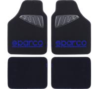 SPARCO Set completo SPC19 tappetini auto universali in moquette nero/blu