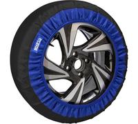 SPARCO - Calze da neve nere taglia L in tessuto tecnico ultraresistente per aderenza ottimale su neve e ghiaccio, guida fluida e installazione veloce