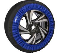 Sparco Set di 2 Calze da Neve in Tessuto Nere Silenziose - Taglia S| SPARCO