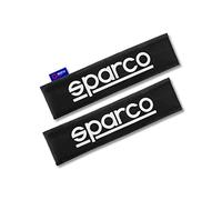 Set di 2 Cuscinetti universali per Cintura Sparco SPC Poliestere Nero Universale
