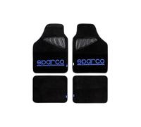 Sparco Set Tappeti Moquette, Blu, Moquette