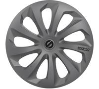 Sparco Sicilia set universale copricerchi completo auto grigio 16 pollici