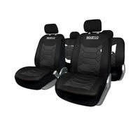 Sparco SPC1016 Set Completo Coprisedili Auto Universali Neri a Nido d'Ape