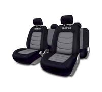 Set completo SPC1019 coprisedili auto universali nero e grigio righe SPARCO