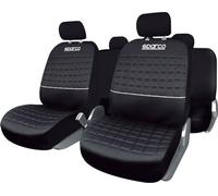 Sparco SPC1042SV Set Coprisedili per Auto, 11 Pezzi, Lazio, Grigio