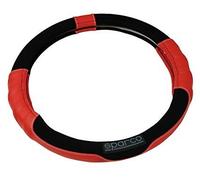 SPARCO Coprivolante Sport Line in PU Impugnatura Rialzata Nero/Rosso 37/39cm