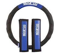 SPARCO Coprivolante + Passacintura Nero/Blu Materiale Elasticizzato 37/38cm Univ