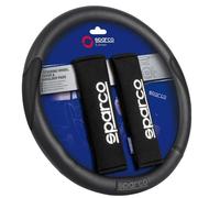 SPARCO SPC1116KBK PACK Coprivolante antiscivolo Ø37-38cm nero/grigio