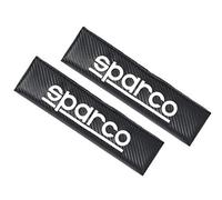 Sparco SPC1206CB 1 Set de 2 Cuscinetti Cintura di Sicurezza Auto Look Carbon universali
