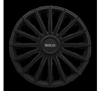Sparco Spc1393Bk Set Copricerchi 4 Pezzi Treviso 13 Pollici Nero, Set Di 4