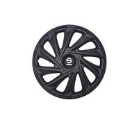 Sparco Spc1580Bk Set Copricerchi 4 Pezzi Varese 15 Pollici Nero