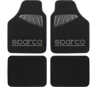 Set completo SPC19 universale tappetini auto moquette nero/grigio poliestere SPA