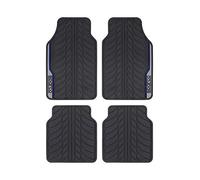Set 4 Tappeti Sparco Nero / Blu
