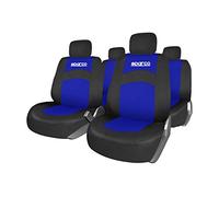 Sparco Spcs402Bl Set Coprisedili per Auto, Modello 402, 11 Pezzi, Blu