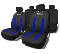 Set di Coprisedili Sparco Sabbia Nero/Blu