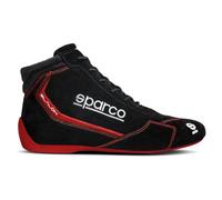 sparco Stivaletti Slalom 2022 Taglia 40 Nero/Rosso, Mocassino Unisex-Adulto, Standard, EU
