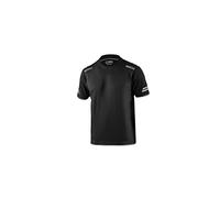 Sparco T-shirt Tech Tucson in cotone e poliestere Tg.S colore Nero/ Grigio scuro