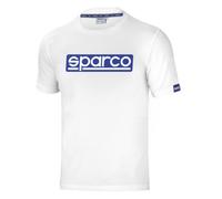 Sparco t-shirt Original maglia bianca TG L mezze maniche in cotone con logo