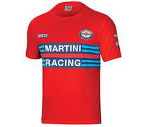 Sparco T-Shirt Replica Martini Racing (Rosso, M IT Uomo)