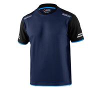 Sparco t-shirt tech Tucson maglia in cotone con strisce riflettenti e logo