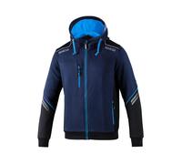 Felpa con Cappuccio Uomo Sparco Tech Ndis Blu Marino