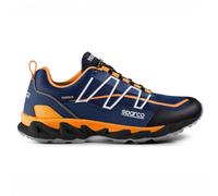 Sparco Torque Scarpe Occupational Senza Puntale Senza Lamina O1 Sra Blu Marine-Arancio Fluo