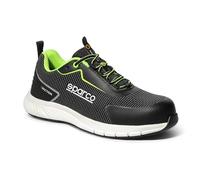 Sparco Traction Yuki Scarpe Antinfortunistiche da Uomo S1PS ESD SR FO HRO Basse Metal Free. Ultraleggere, Traspiranti estive con Puntale in vetroresina. EU 45
