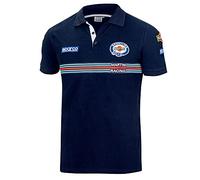 sparco Unisex_Adult Martini Racing Polo Shirt, multicolore, 42/50 EU
