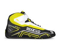Sparco Unisex - Adulto Stivali da Kart, Nero Giallo, 40 EU