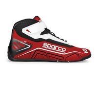 Sparco Unisex - Bambini e Ragazzi Stivali da Kart, Rosso Bianco, 28 EU