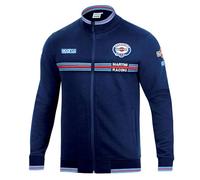 E_0002_S3721325 Sparco Felpa senza Cappuccio Uomo Sparco Martini Racing Blu Mari