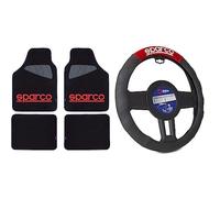 SparcoSparco Set Completo tappetini universali Auto Moquette Nero/Rosso Polieste