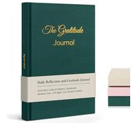 Spardar Diario della Gratitudine, Diario di Mindfulness Senza Data per Più Felicità, Motivazione e Appagamento, Perfetto per l'ufficio e l'università (Verde)