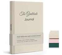 Spardar Diario della Gratitudine, Diario di Mindfulness Senza Data per Più Felicità, Motivazione e Appagamento, Perfetto per l'ufficio e l'università (Bianco)