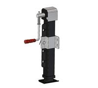 Spare Parts Holland Piedino di supporto con ingranaggio per rimorchio, supporto per rimorchio (4000 kg)