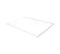 sparefixd Adatto per ripiano in vetro Bosch e bordo bianco 45,5 x 29,8 cm frigorifero