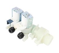 sparefixd Elettrovalvola a solenoide a doppio riempimento acqua per lavatrice Ariston