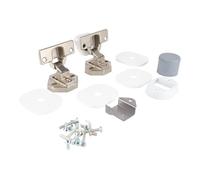 sparefixd Kit cerniera porta adatto per lavatrice Indesit